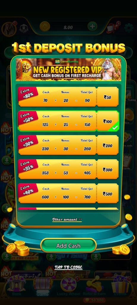 Yono Rummy Diposit Bonus
